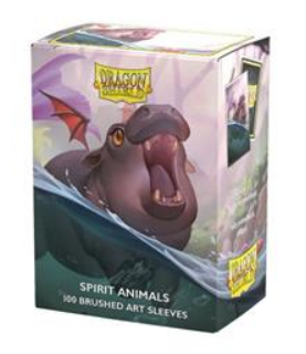 Dragon Shield - 100 Brushed Dual Art Sleeves "The Snortle" Spirit Animal Series - Standard Size