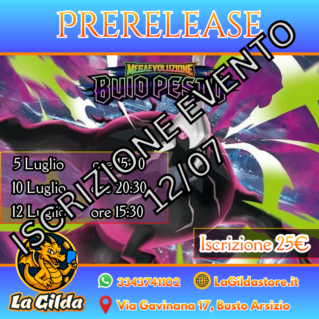 ISCRIZIONE EVENTO PRERELEASE Buio Pesto in ITALIANO
