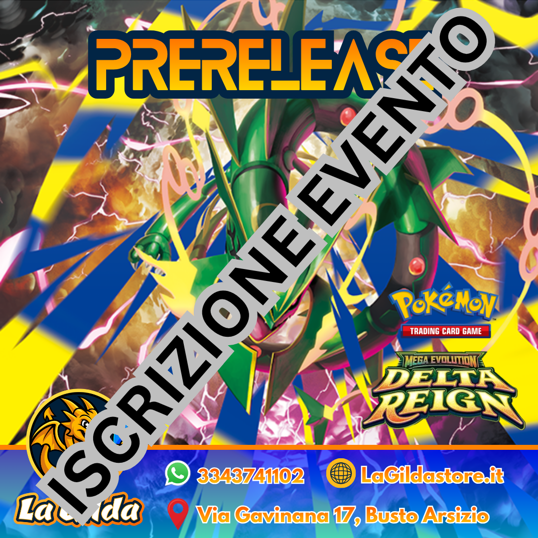 ISCRIZIONE EVENTO PRERELEASE Dominio Delta in ITALIANO
