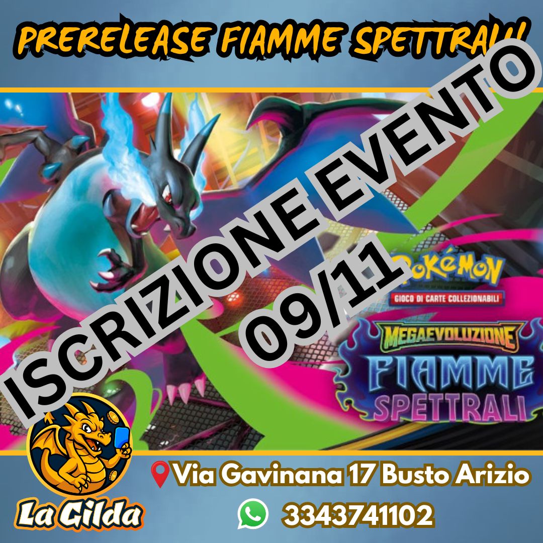 ISCRIZIONE EVENTO PRERELEASE Fiamme Spettrali in ITALIANO