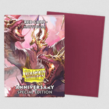 Dragon Shield - 100 Matte Dual Sleeves Special Edition RED/GOLD Dragon Shield - 100 Matte Dual Sleeves Special Edition RED/GOLD