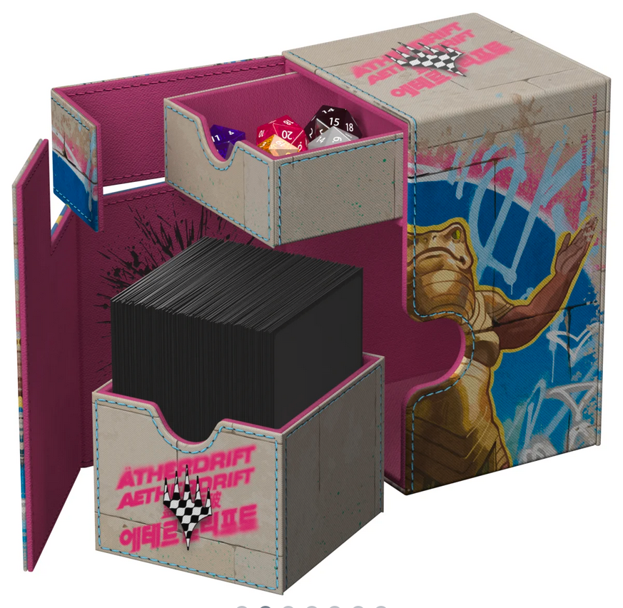 Deck Box - Flip'n'Tray 100+ Xenoskin Magic: The Gathering "Aetherdrift" - Ultimate Guard