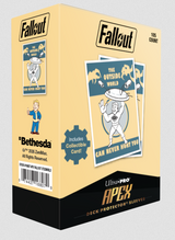 PREORDINE - Ultra Pro Apex Sleeves - Fallout Vault Boy: The Outside World PREORDINE - Ultra Pro Apex Sleeves - Fallout Vault Boy: The Outside World