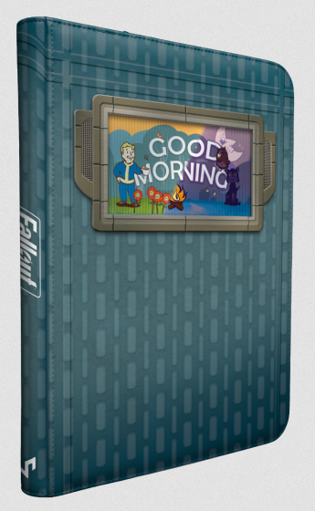 Ultra Pro Binder - Fallout Vault Boy: Good Morning/Evening - Zippered