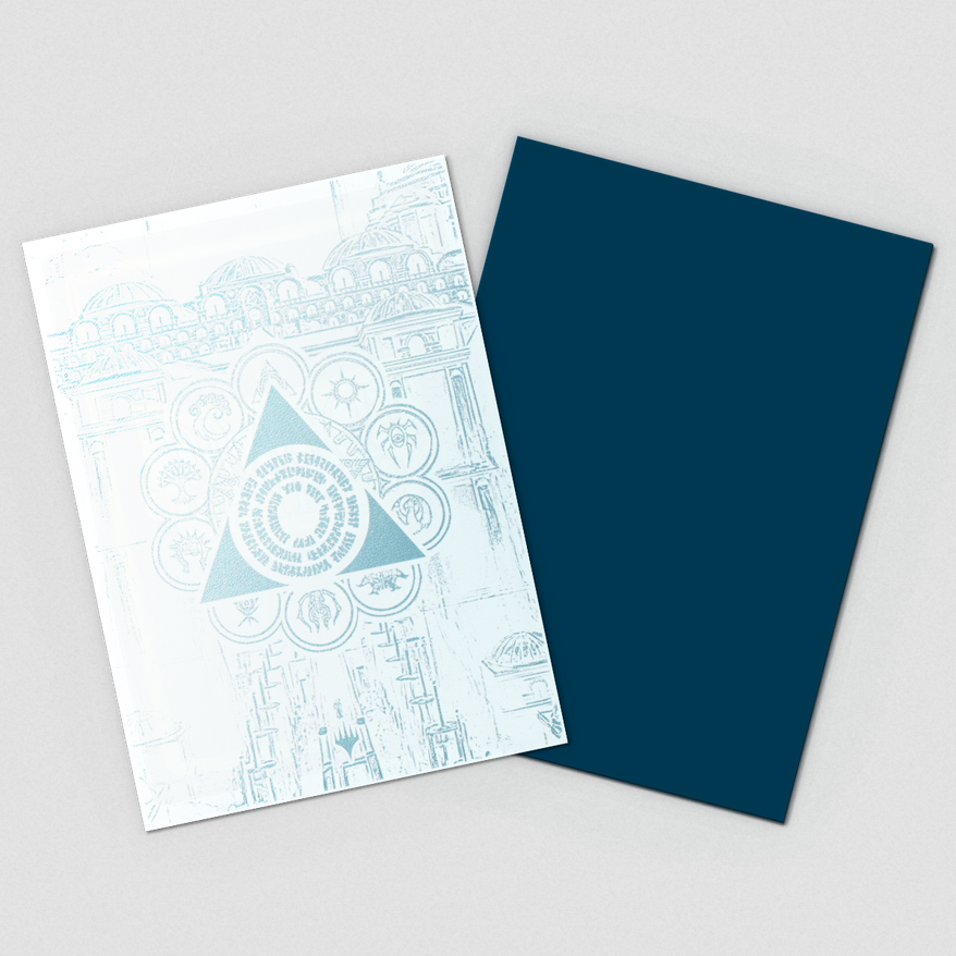 PREORDINE - Dragon Shield - The Guildpact Series Dual Art Matte - Azorius Senate