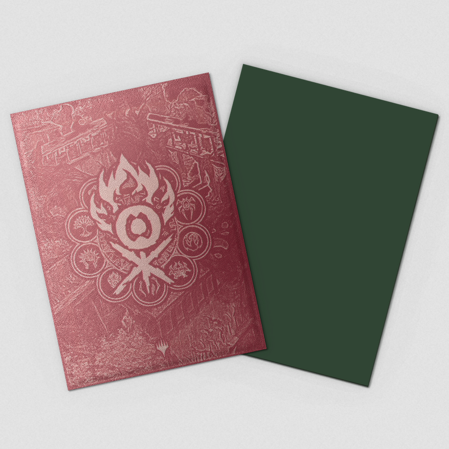 PREORDINE - Dragon Shield - The Guildpact Series Dual Art Matte - Gruul Clans