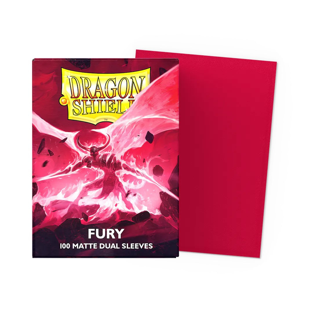 Dragon Shield - 100 Matte Dual Sleeves Fury Standard Size