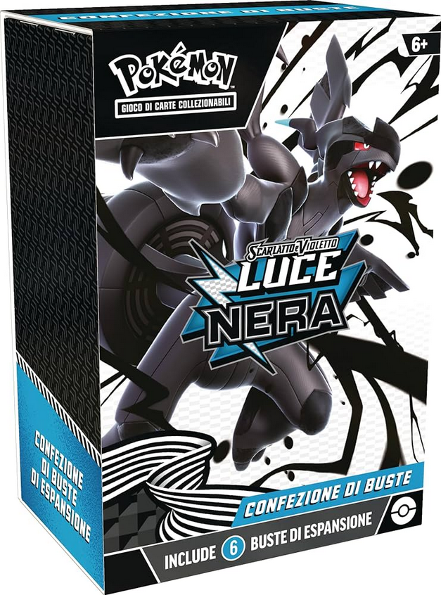 Pokémon - Luce Nera e Fuoco Bianco - Confezione di 6 buste di espansione (ITA)