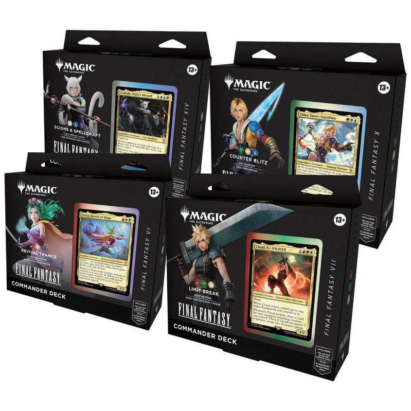 Final Fantasy Commander 4x - Magic the Gathering
