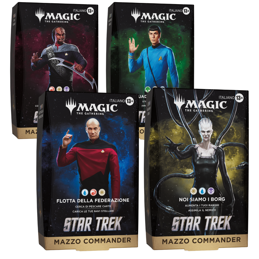 PREORDINE - Commander Decks - Star Trek- Magic the Gathering ITA