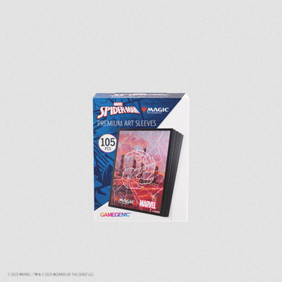 Gamegenic - Premium Art Sleeves - Spider-Man Mountain