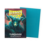 Dragon Shield - 100 Sleeves Matte Turquoise Standard Size Dragon Shield - 100 Sleeves Matte Turquoise Standard Size