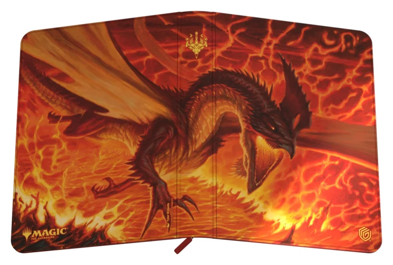 Ultimate Guard x MTG - Zipfolio 360 Xenoskin - Tarkir Dragonstorm - Magmatic Hellkite