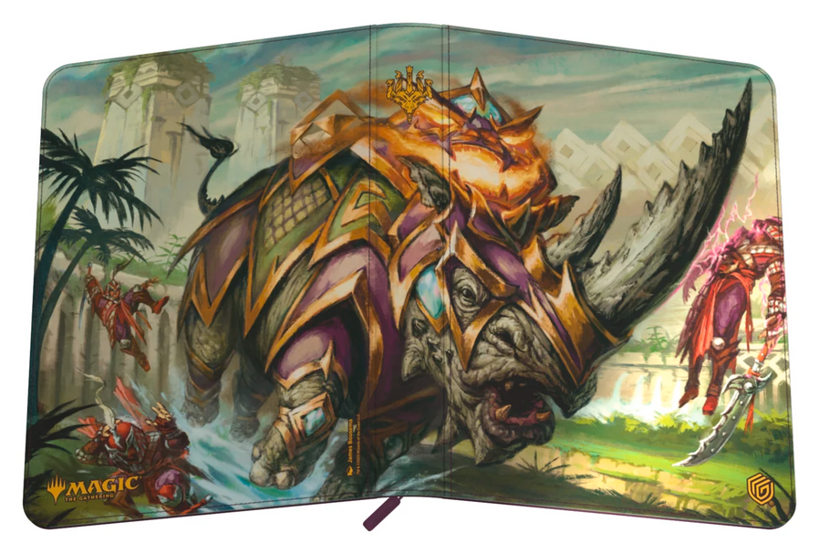 Ultimate Guard x MTG - Zipfolio 360 Xenoskin - Tarkir Dragonstorm - Skirmish Rhino
