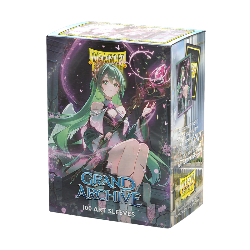 Dragon Shield Grand Archive - 100 Art Sleeves "Ariel, Archangel of Natura" - Standard Size