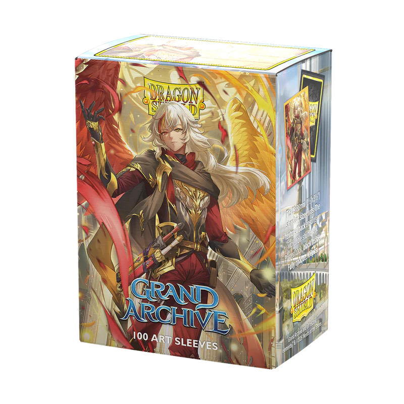 Dragon Shield Grand Archive - 100 Art Sleeves "Azrael, Archangel of Materia" - Standard Size