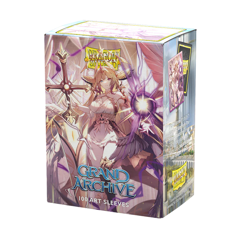 Dragon Shield Grand Archive - 100 Art Sleeves "Haniel, Archangel of Spectra" - Standard Size
