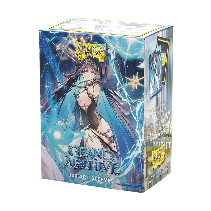 Dragon Shield Grand Archive - 100 Art Sleeves "Raziel, Archangel of Libra" - Standard Size