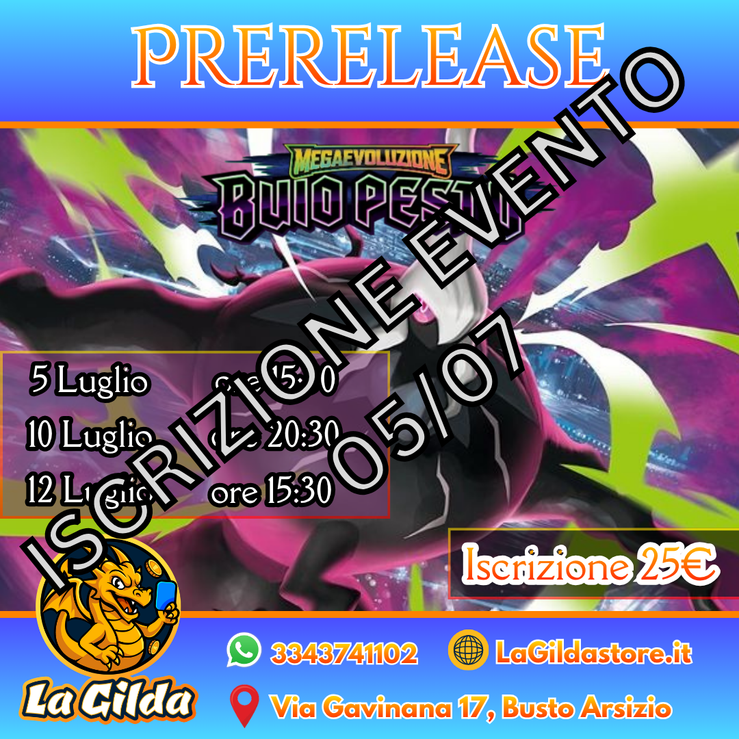 ISCRIZIONE EVENTO PRERELEASE Buio Pesto in ITALIANO