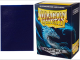 Dragon Shield - 100 Sleeves Matte Night Blue Standard Size