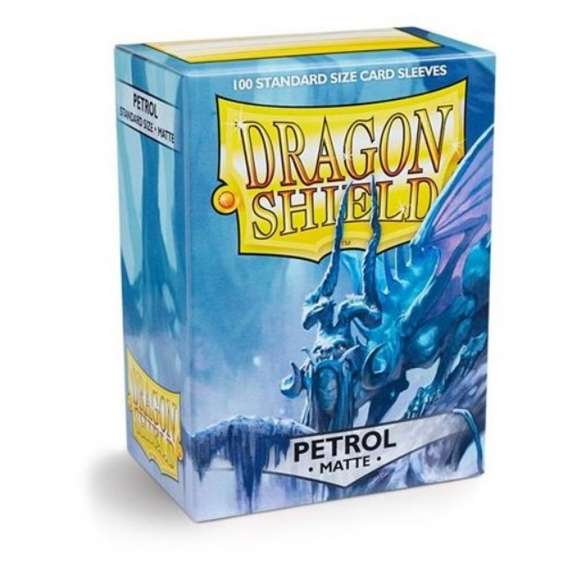 Dragon Shield - 100 Sleeves Matte Petrol Standard Size