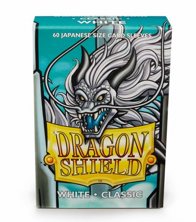 Dragon Shield - 60 Sleeves Classic White Japanese Size