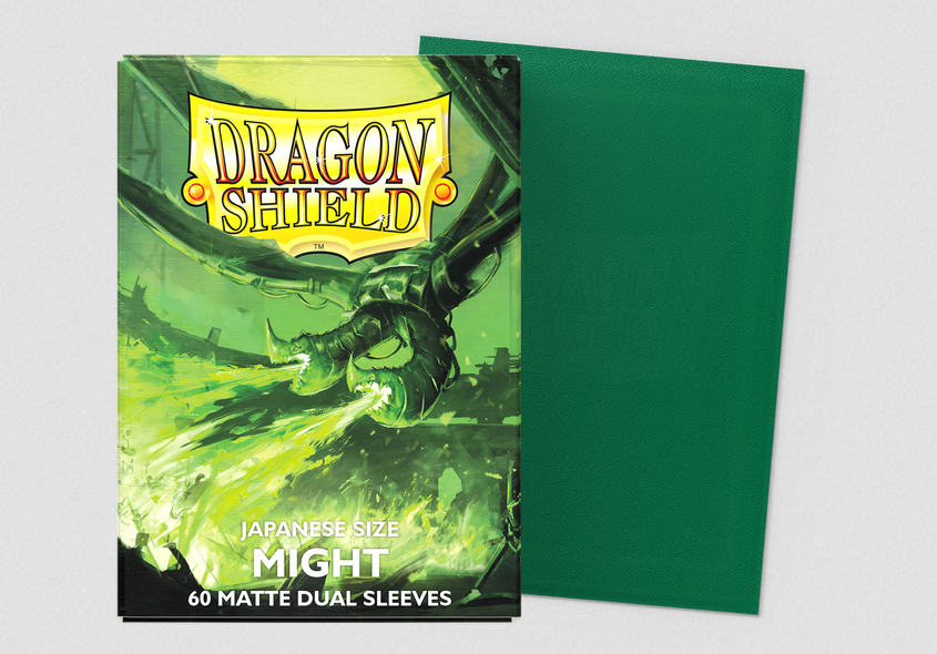 Dragon Shield - 60 Matte Dual Sleeves Might Japanese Size
