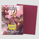 Dragon Shield - 100 Matte Dual Sleeves Special Edition RED/GOLD