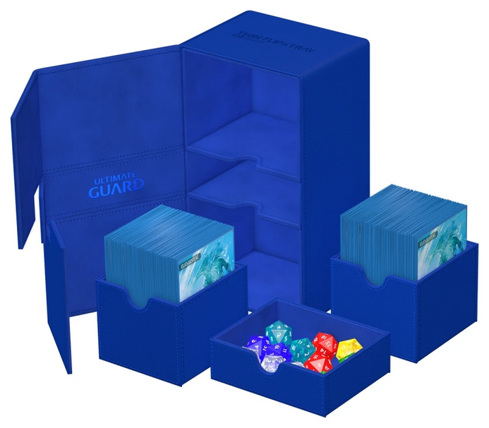 Ultimate Guard - Twin Flip`n`Tray 200+ XenoSkin - Monocolor Blue