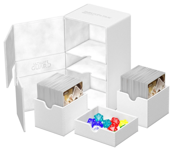 Ultimate Guard - Twin Flip`n`Tray 200+ XenoSkin - Monocolor White