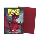 Dragon Shield - 100 Sleeves Matte Blood Red Standard Size