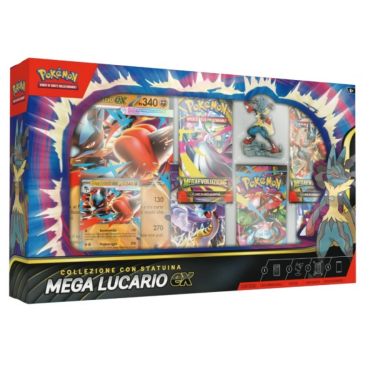 Collezione con Statuina - Mega Lucario ex ITA