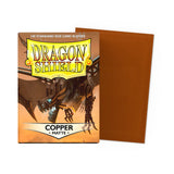 Dragon Shield - 100 Sleeves Matte Copper Standard Size