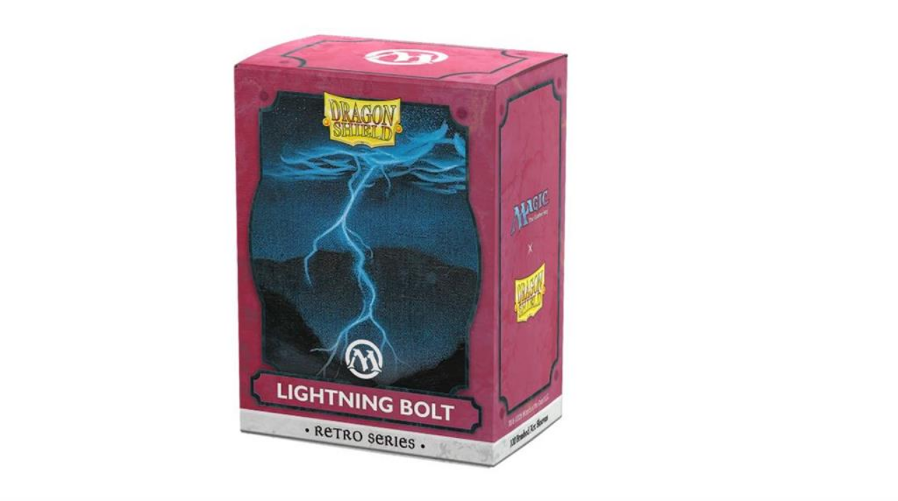 Dragon Shield - 100 Brushed Art Sleeves "Lightning Bolt" Retro Series - Standard Size