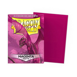 Dragon Shield - 100 Sleeves Matte Magenta Standard Size