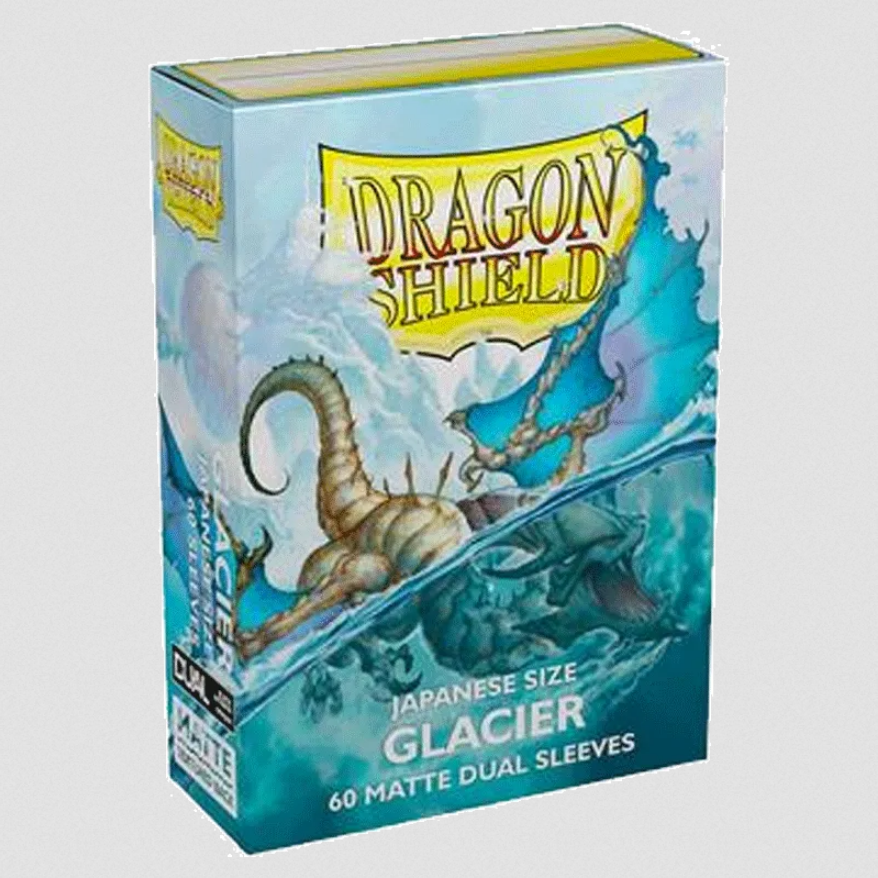 Dragon Shield - 60 Matte Dual Sleeves Glacier Japanese Size