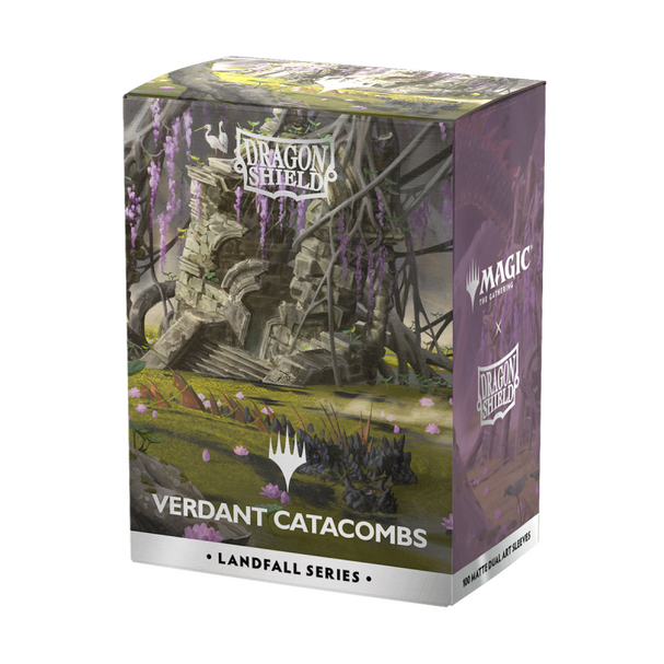Landfall Series: Verdant Catacombs - Dragon Shield x Magic: the Gathering - Dual Art Sleeves