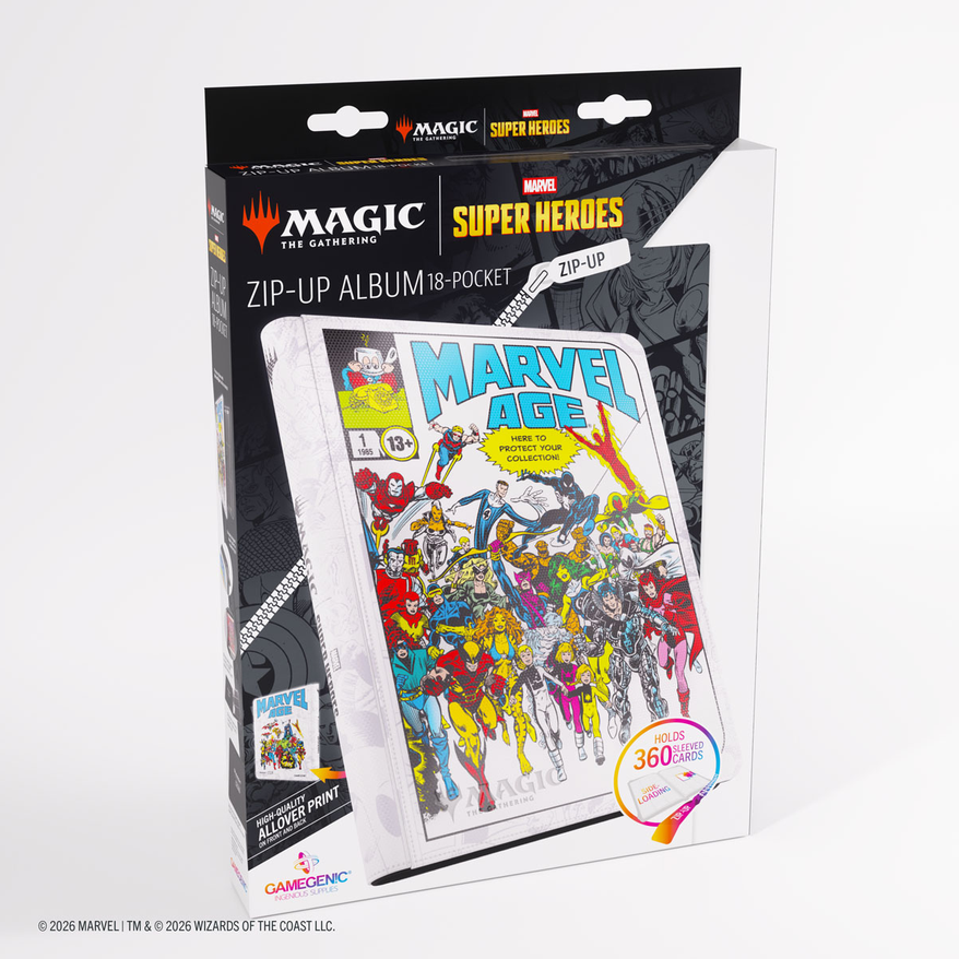 Gamegenic - 18-Pocket Zip Up Album (360) - Marvel Super Heroes