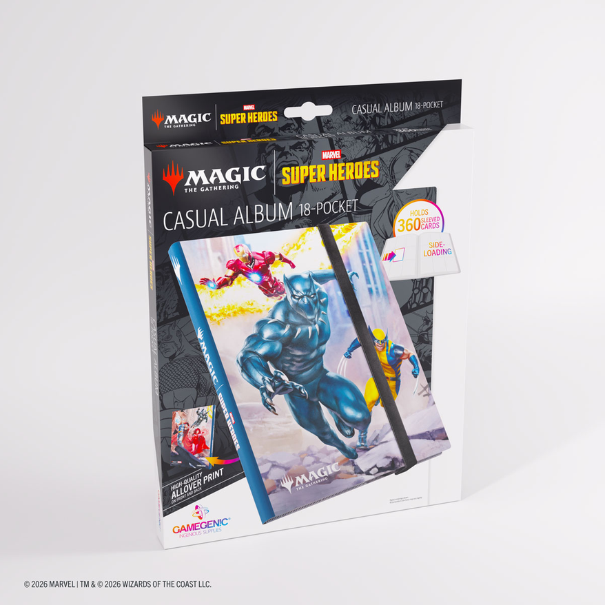 Gamegenic - 18-Pocket Casual Album (360) - Marvel Super Heroes
