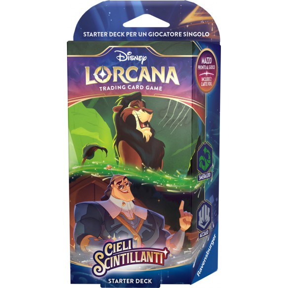 Lorcana - Cieli Scintillanti - Starter Deck Smeraldo/Acciaio - ITA
