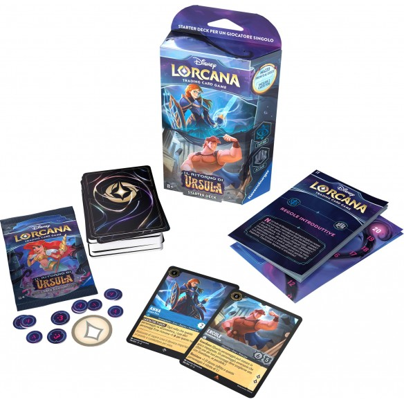 Lorcana - Il Ritorno di Ursula - Starter Deck Zaffiro/Acciaio - ITA