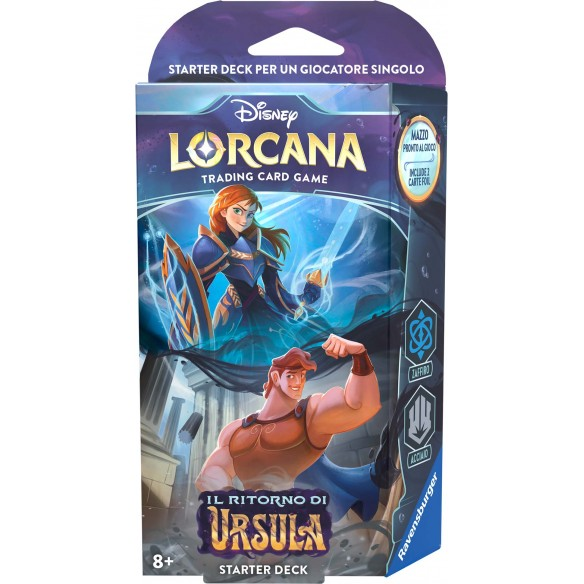 Lorcana - Il Ritorno di Ursula - Starter Deck Zaffiro/Acciaio - ITA