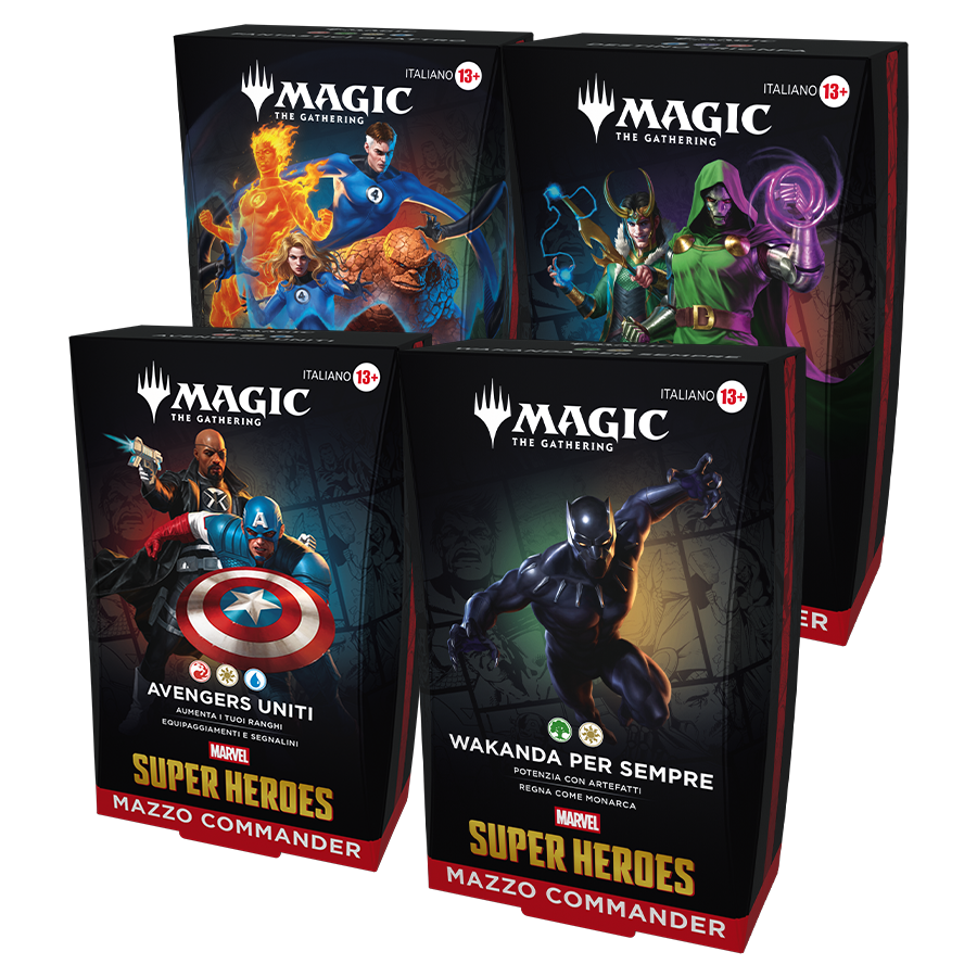 Commander Decks - Marvel Super Heroes - Magic the Gathering ITA