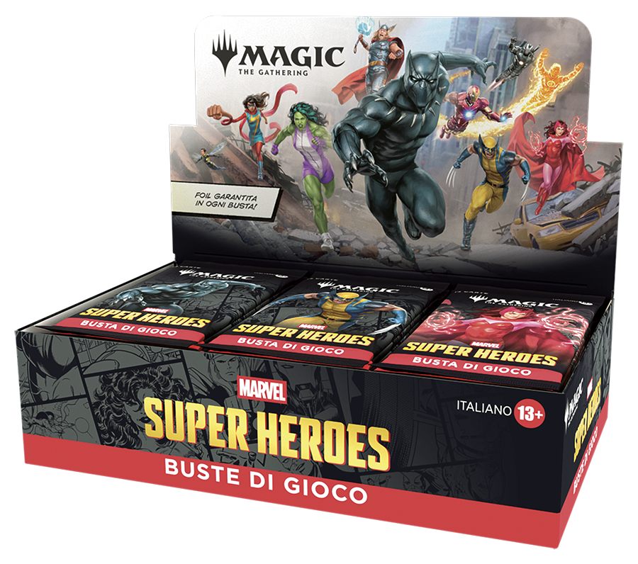 Play Booster Box - Marvel Super Heroes - Magic: the Gathering ITA/ENG