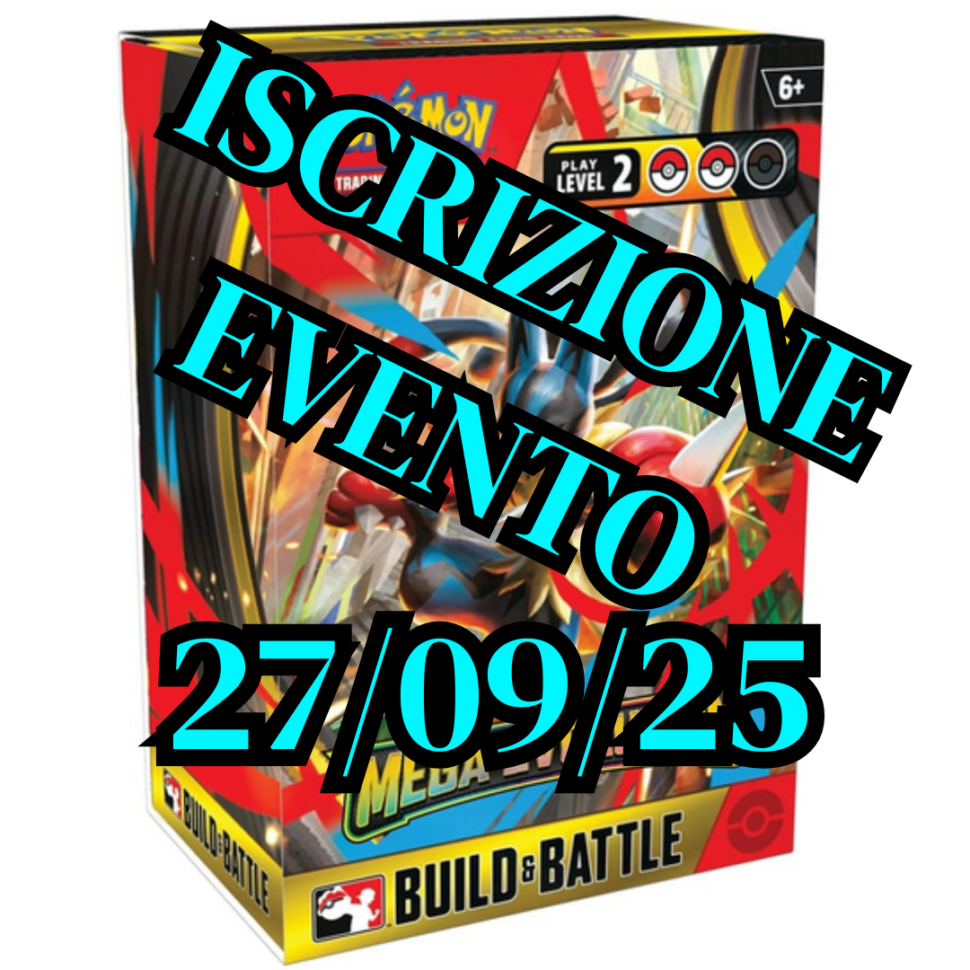 ISCRIZIONE EVENTO PRERELEASE Mega Evoluzione in ITALIANO