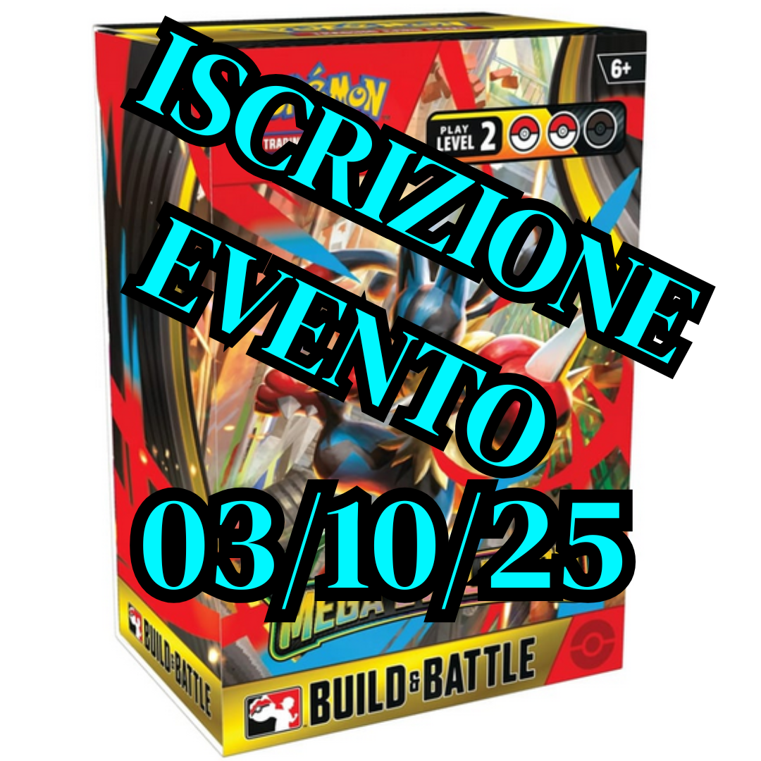 ISCRIZIONE EVENTO PRERELEASE Mega Evoluzione in ITALIANO