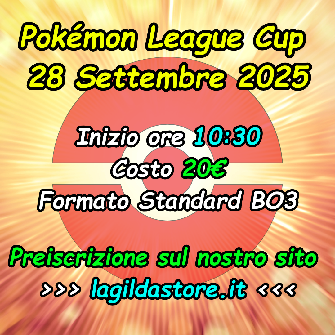 ISCRIZIONE League Cup 28 Settembre 2025