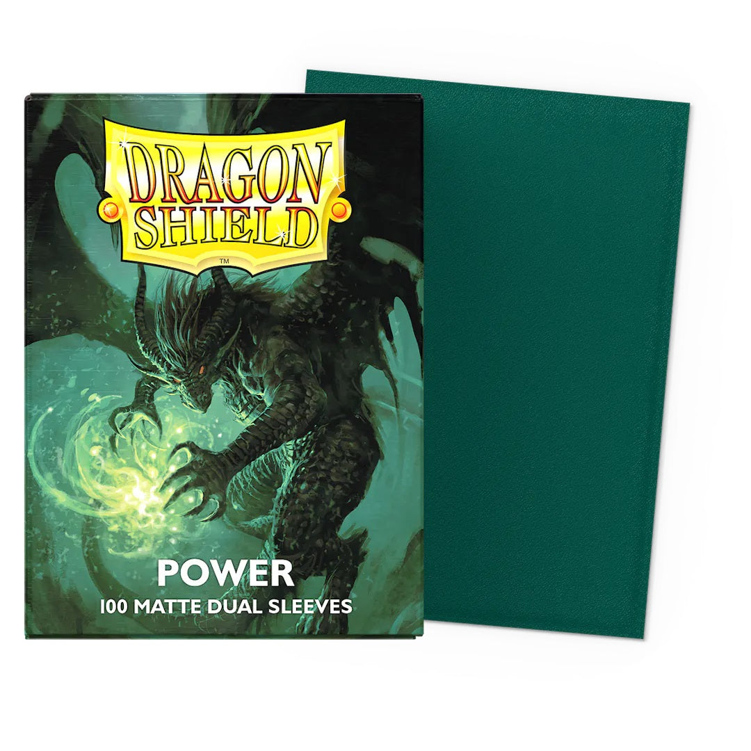 Dragon Shield - 100 Matte Dual Sleeves Power Standard Size