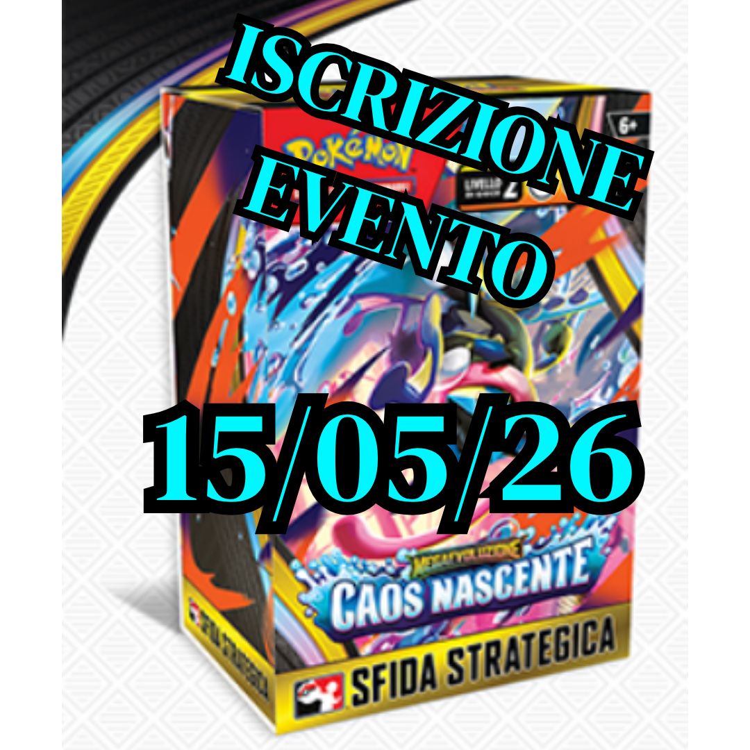 ISCRIZIONE EVENTO PRERELEASE Caos Nascente in ITALIANO