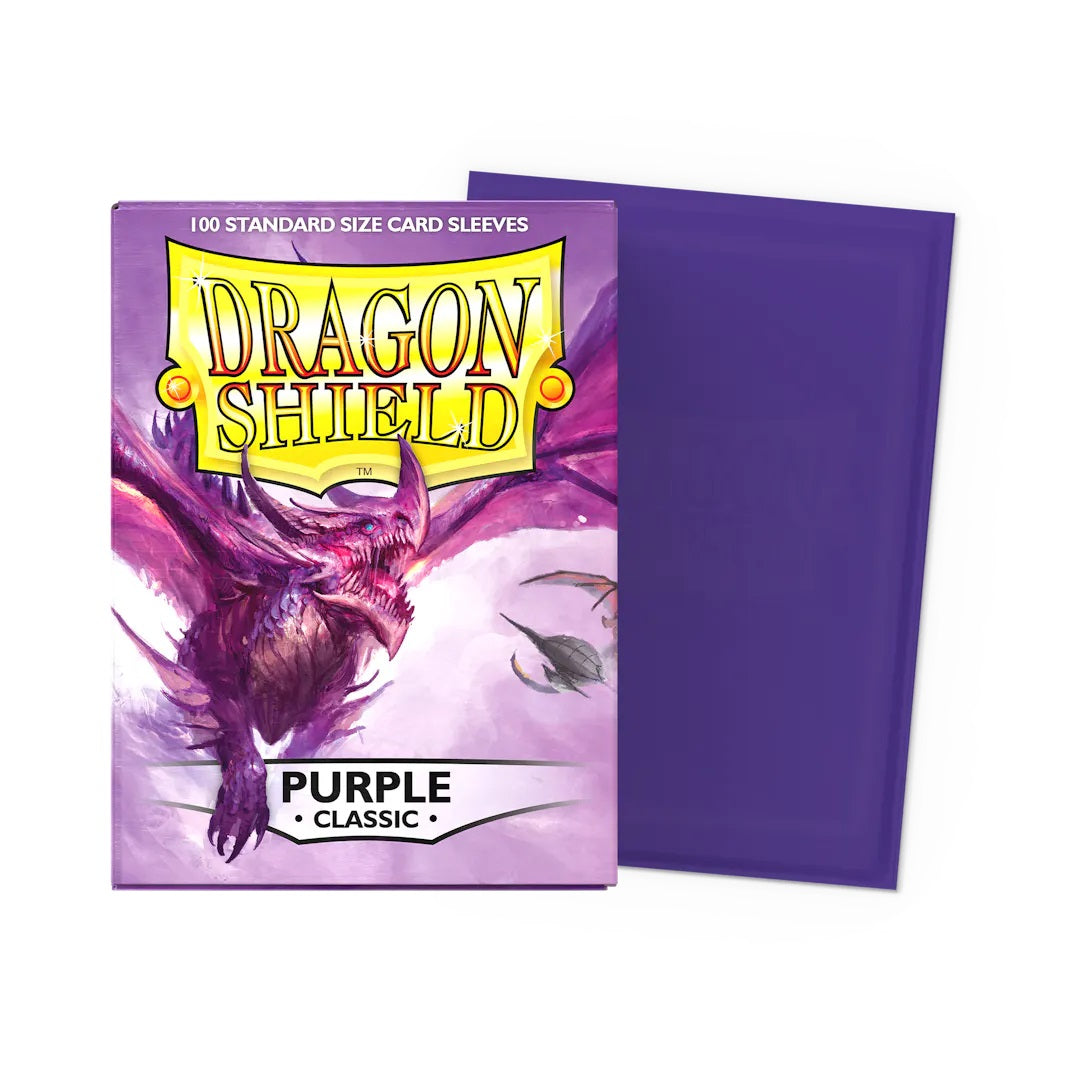 Dragon Shield - 100 Sleeves Classic Purple Standard Size